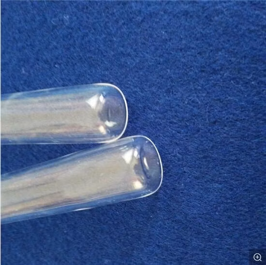 Heat Resistant All Dimension High Purity Transparent Heater Quartz Glass Test Tube for Heating