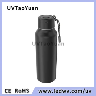 UVC LED가 장착된 살균 가능한 스테인레스 스틸 스포츠 물병
